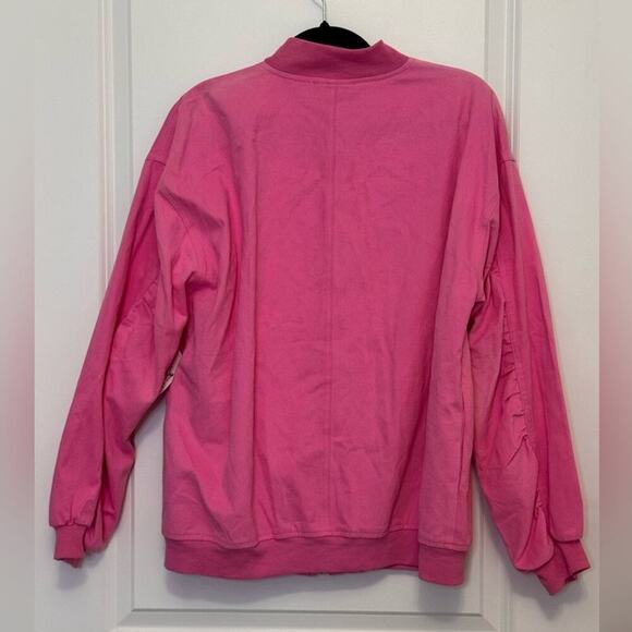 Sadie & Sage Pink Bomber Jacket - Picture 2 of 2